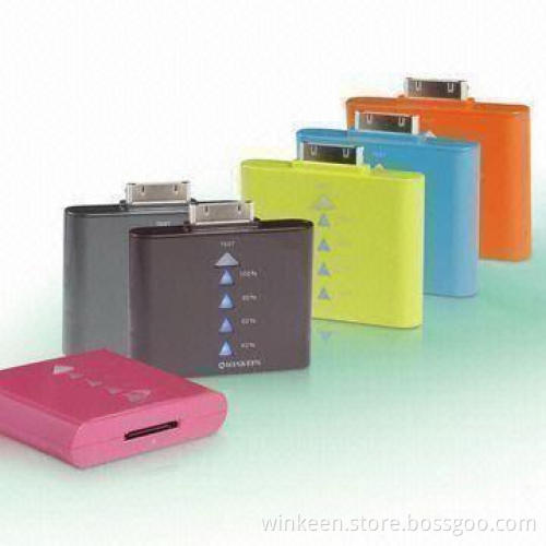 External Battery for Apple's iPod with 1,000mAh Lithium-ion Battery Capacity